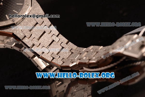 Audemars Piguet Royal Oak Lady Miyota Quartz Steel Case with White Dial and Steel Bracelet (EF) - Click Image to Close